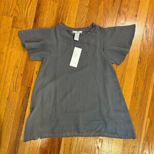 Gray short sleeve shirt size xs NWT
